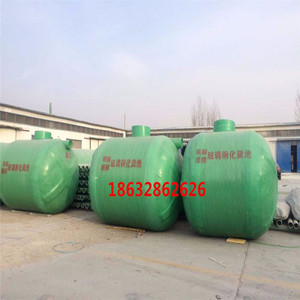 【偉輝10立方地埋式玻璃鋼化糞池 隔油池 玻璃鋼化糞池地埋化糞池】價(jià)格_廠家_圖片 -